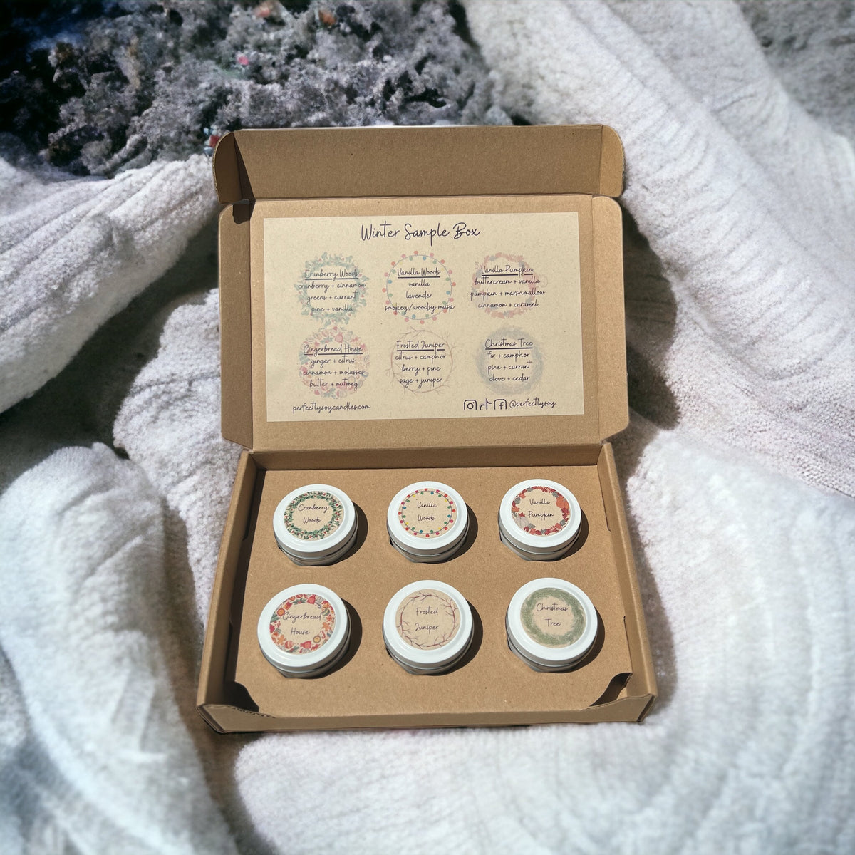 Candle Sample Box – Perfectly Soy Candles